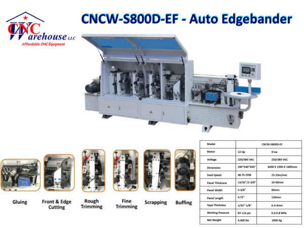 CNCW-S800F-EB Automatic Corner Rounding Edge