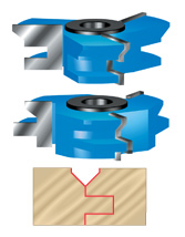 V' Paneling Shaper Cutter Sets