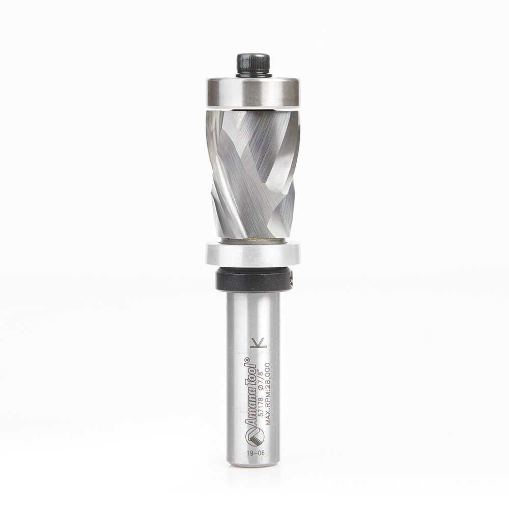 Amana Tool 44103 Fiberglass Carbon Fiber ＆ Composite Cutting Diamond  Coated Flush Trim